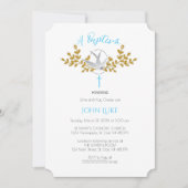 Einladung zu Taufen und Taufen {Junge} (Vorderseite)