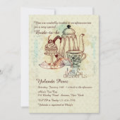 Einladung zu Tee und Desserts (Vorderseite)