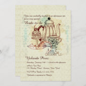 Einladung zu Tee und Desserts (Vorne/Hinten)