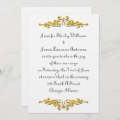 Einladung zu traditionellen Hochzeiten (Vorne/Hinten)