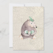 Einladung zu Travel Themed Baby Dusche (Rückseite)