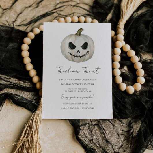 Einladung zu Trick oder Treat Halloween