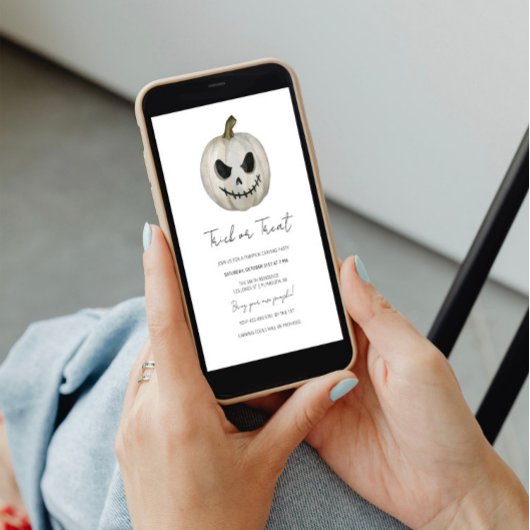 Einladung zu Trick oder Treat Halloween