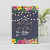 Einladung zu tropischen Hochzeiten (Stehend Vorderseite)