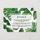 Einladung zu tropischen Hochzeiten, Beach Wedding  (Vorne/Hinten)