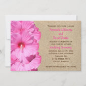 Einladung zu tropischen Hochzeiten (Strand, Sand & (Vorderseite)