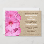 Einladung zu tropischen Hochzeiten (Strand und San (Vorderseite)