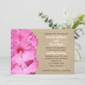 Einladung zu tropischen Hochzeiten (Strand und San (Stehend Vorderseite)