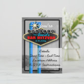 Einladung zu Veranstaltungen mit Vegas-Thema (Stehend Vorderseite)