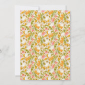 Einladung zu viktorianischer Wiesengelb (Rückseite)