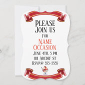 Einladung zu Vintagem Eiscreme (Rückseite)