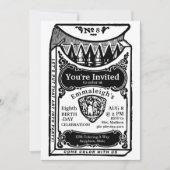 Einladung zu Vintagen Crayons (Vorderseite)