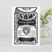 Einladung zu Vintagen Crayons (Stehend Vorderseite)