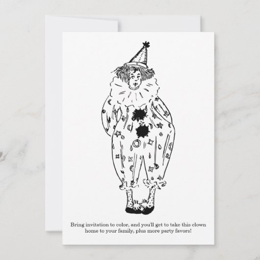 Einladung zu Vintagen Crayons (Rückseite)