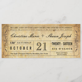 Einladung zu Vintagen Hochzeiten