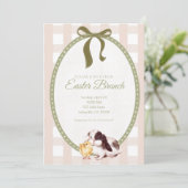 Einladung zu Vintagen Osterfeiern (Stehend Vorderseite)