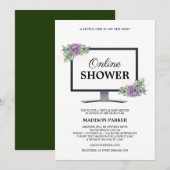 Einladung zu Virtual Baby-Dusche (Vorne/Hinten)