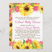 Einladung zu Virtual Baby-Dusche (Vorne/Hinten)