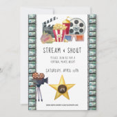 Einladung zu Virtual Movie Night (Vorderseite)