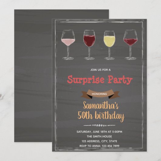 Einladung zu Vollkommenheitskarton (Vorne/Hinten)