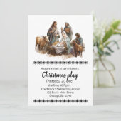 Einladung zu Weihnachten (Stehend Vorderseite)