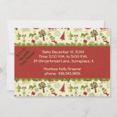 Einladung zu Weihnachten (Rückseite)