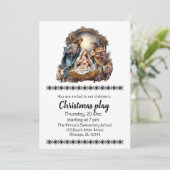 Einladung zu Weihnachten (Stehend Vorderseite)