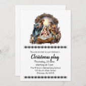 Einladung zu Weihnachten (Vorne/Hinten)