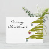 Einladung zu Weihnachten (Stehend Vorderseite)