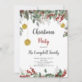 Einladung zu Weihnachten (Vorderseite)