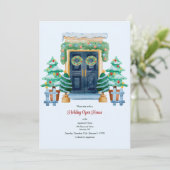 Einladung zu Weihnachten (Stehend Vorderseite)