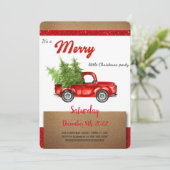 Einladung zu Weihnachten (Stehend Vorderseite)