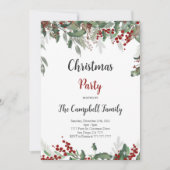 Einladung zu Weihnachten (Vorderseite)