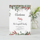 Einladung zu Weihnachten (Stehend Vorderseite)