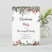 Einladung zu Weihnachten (Stehend Vorderseite)