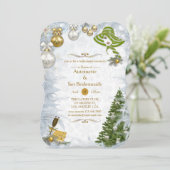 Einladung zu Weihnachten Brautparty (Stehend Vorderseite)