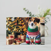 Einladung zu Weihnachten Foto Foil (Stehend vorne)