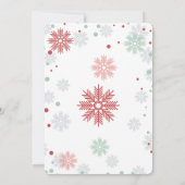 Einladung zu Weihnachten Pancakes (Rückseite)