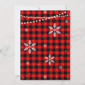 Einladung zu Weihnachten und Weihnachten (Rückseite)