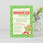 Einladung zu Weihnachts-Cookie (Stehend Vorderseite)