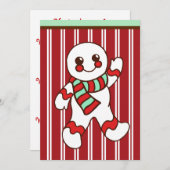 Einladung zu Weihnachts-Cookie (Vorne/Hinten)