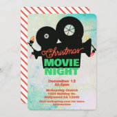 Einladung zu Weihnachts-Filmabend (Vorne/Hinten)