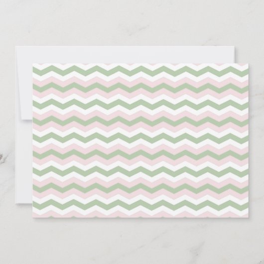 Einladung zu Weihnachts-Girl-Babydusche (Rückseite)