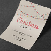 Einladung zu Weihnachts-Party | Leuchten