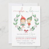 Einladung zu Weihnachtselfen (Vorderseite)