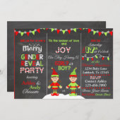 Einladung zu Weihnachtselfen (Vorne/Hinten)