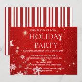 Einladung zu Weihnachtsfeiern (Vorne/Hinten)