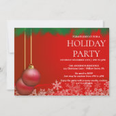 Einladung zu Weihnachtsfeiern (Vorderseite)