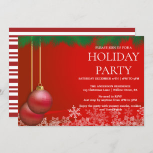 Einladung zu Weihnachtsfeiern