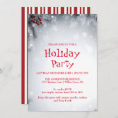 Einladung zu Weihnachtsfeiern (Vorne/Hinten)